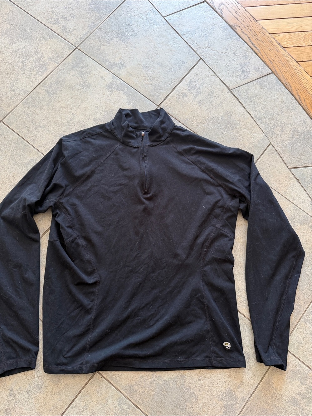 Mountain hardware women’s XL Black Quarter-Zip Performance Pullover